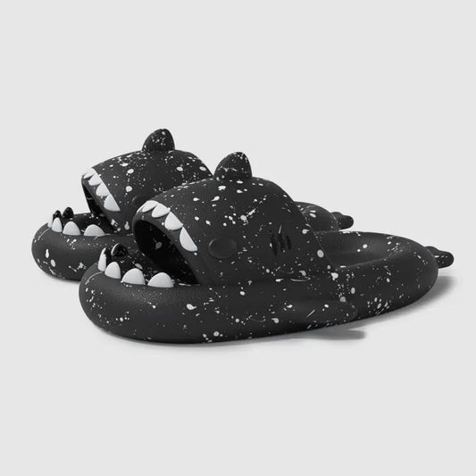Men's Shark Slippers with Anti-Slip and Deodorant Feature
